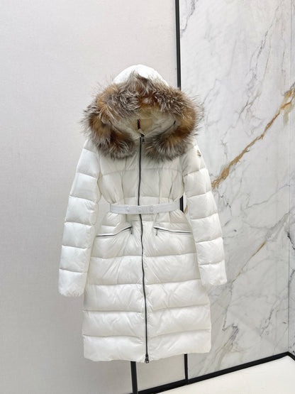 25fw Hooded long down jacket