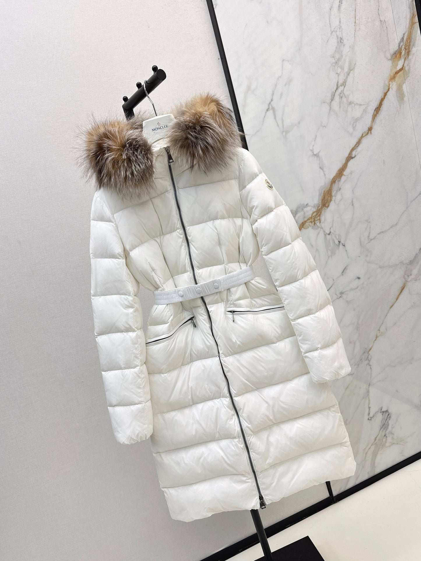 25fw Hooded long down jacket