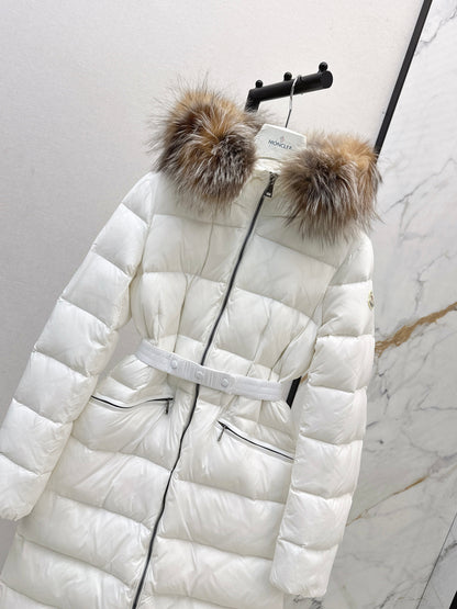 25fw Hooded long down jacket