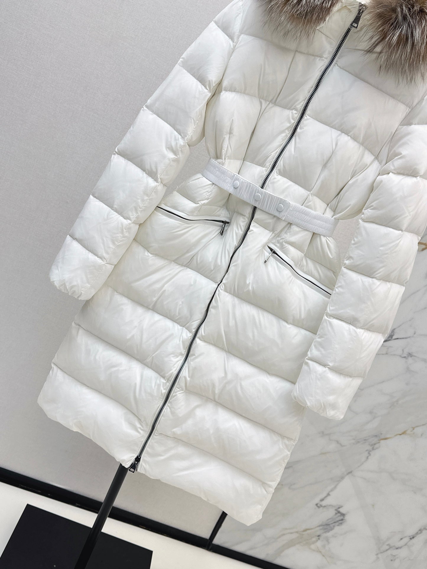 25fw Hooded long down jacket