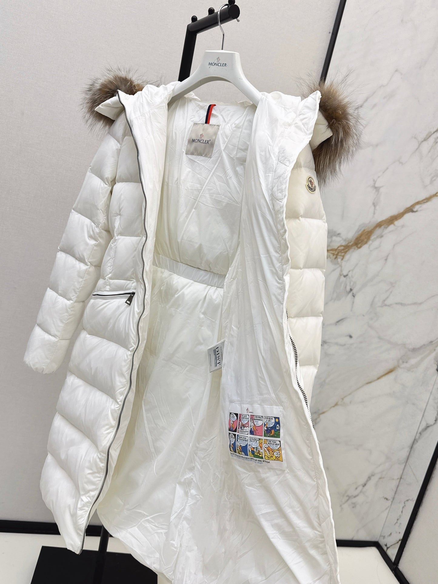 25fw Hooded long down jacket