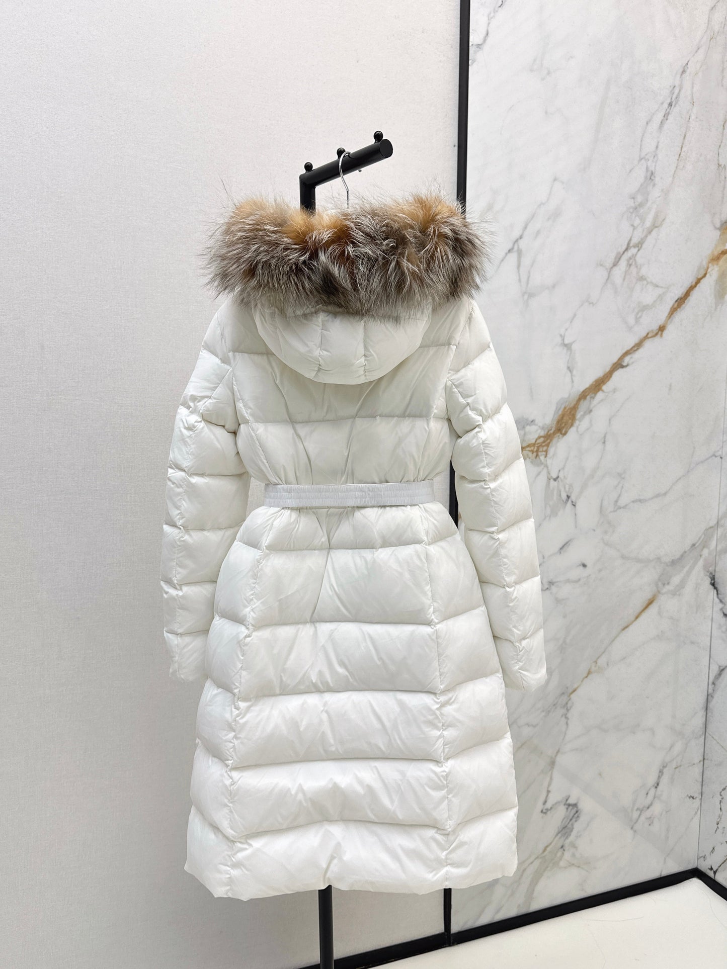 25fw Hooded long down jacket