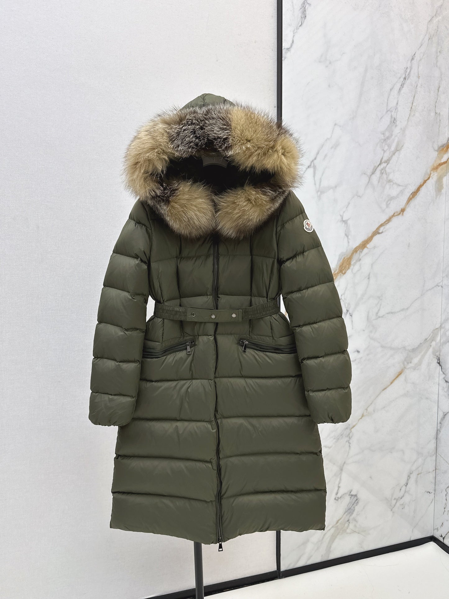 25fw Hooded long down jacket