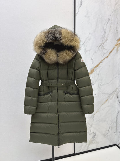 25fw Hooded long down jacket