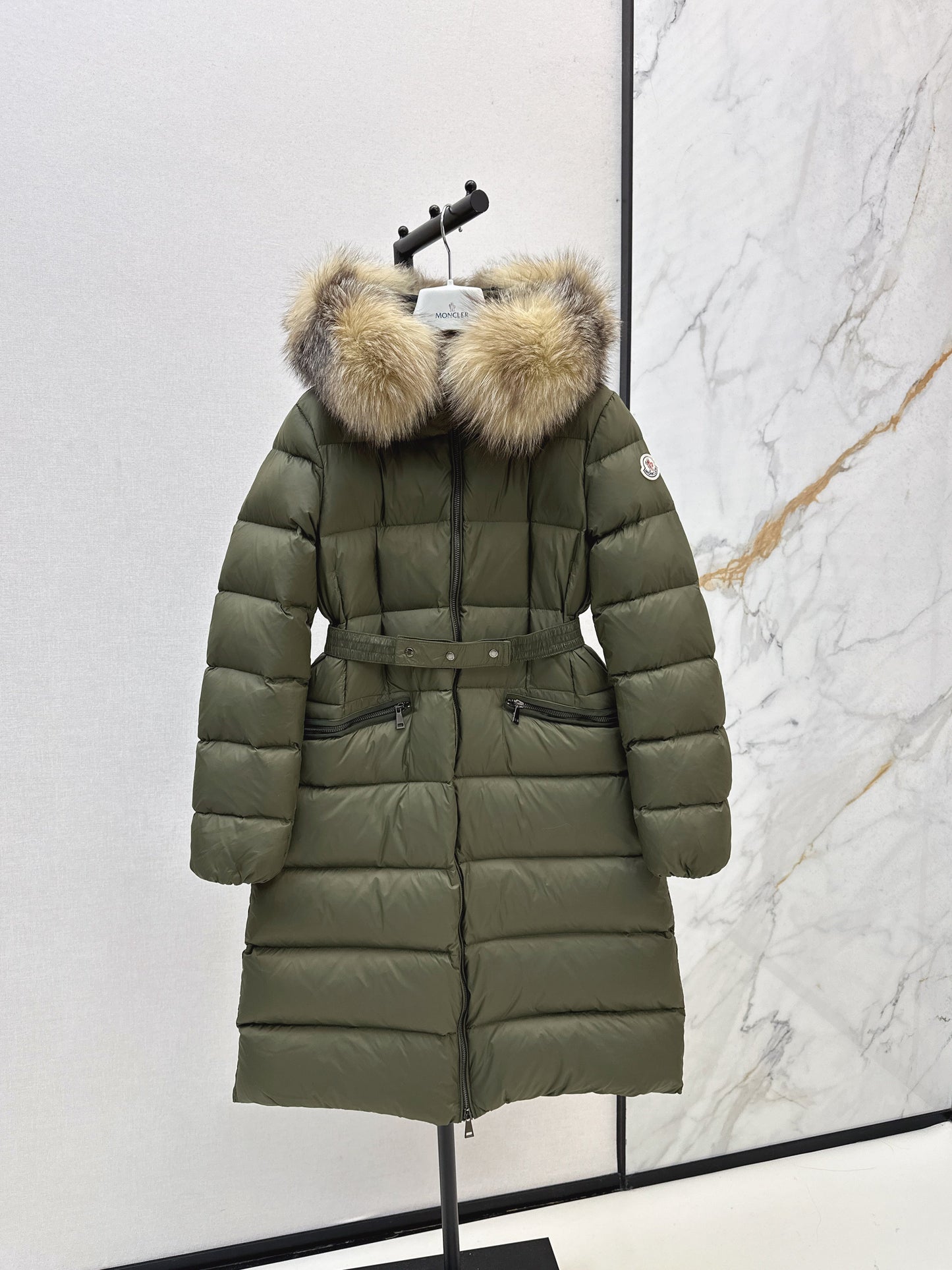 25fw Hooded long down jacket