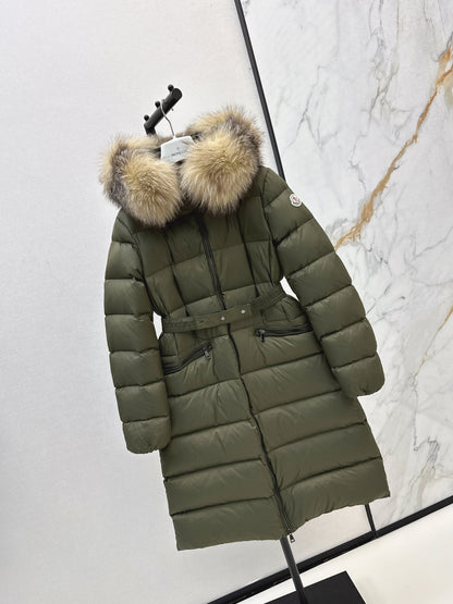 25fw Hooded long down jacket