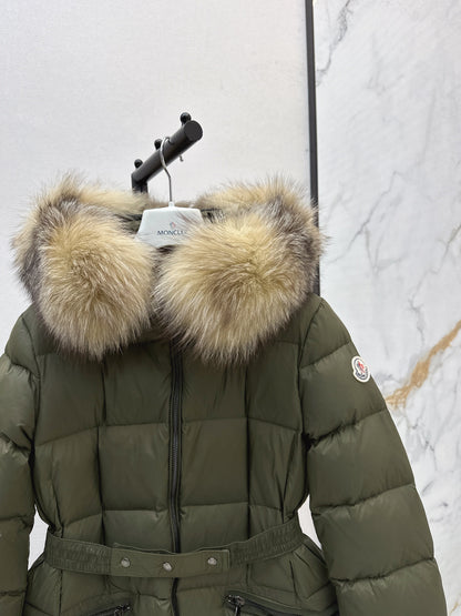 25fw Hooded long down jacket
