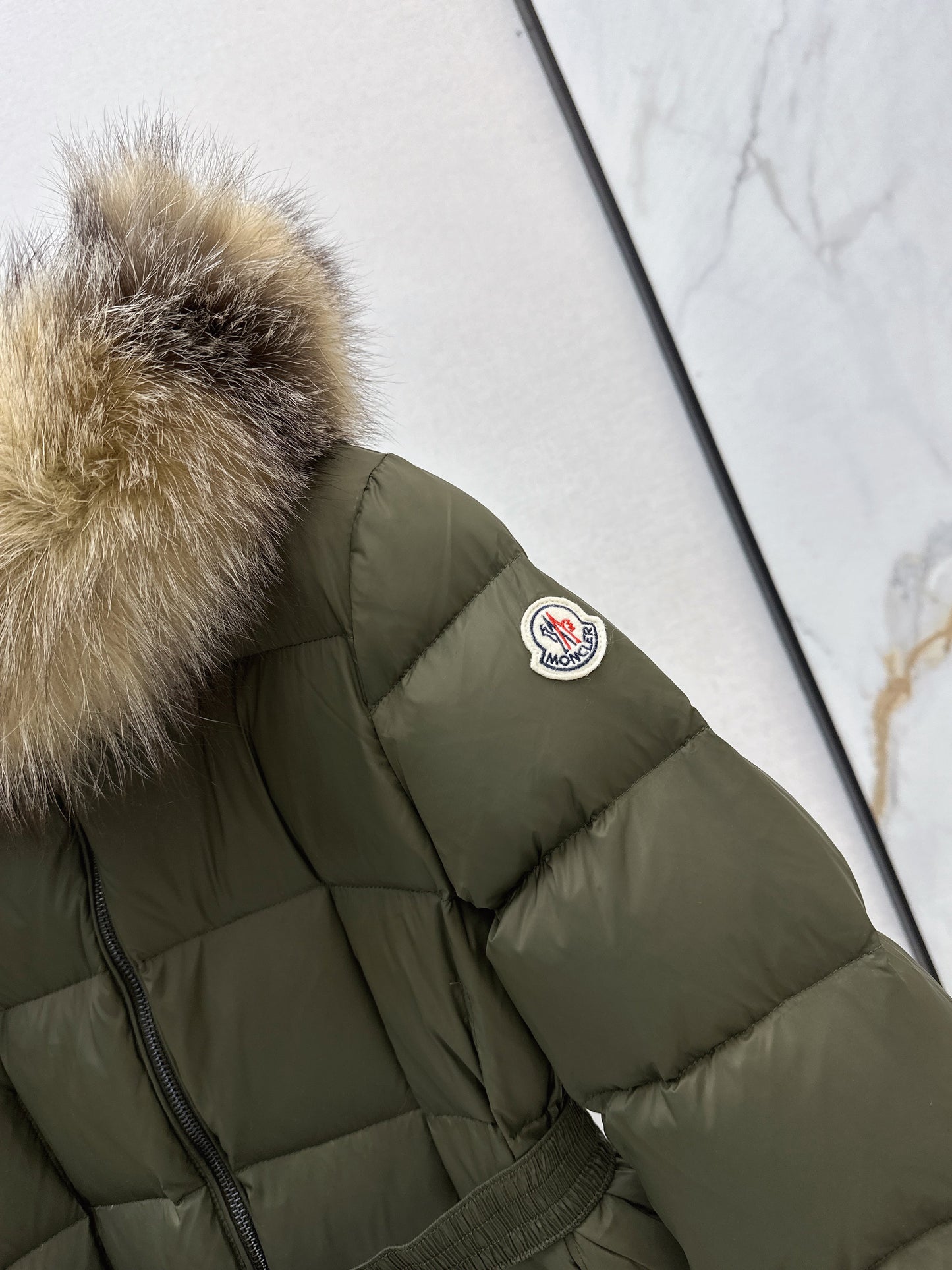 25fw Hooded long down jacket