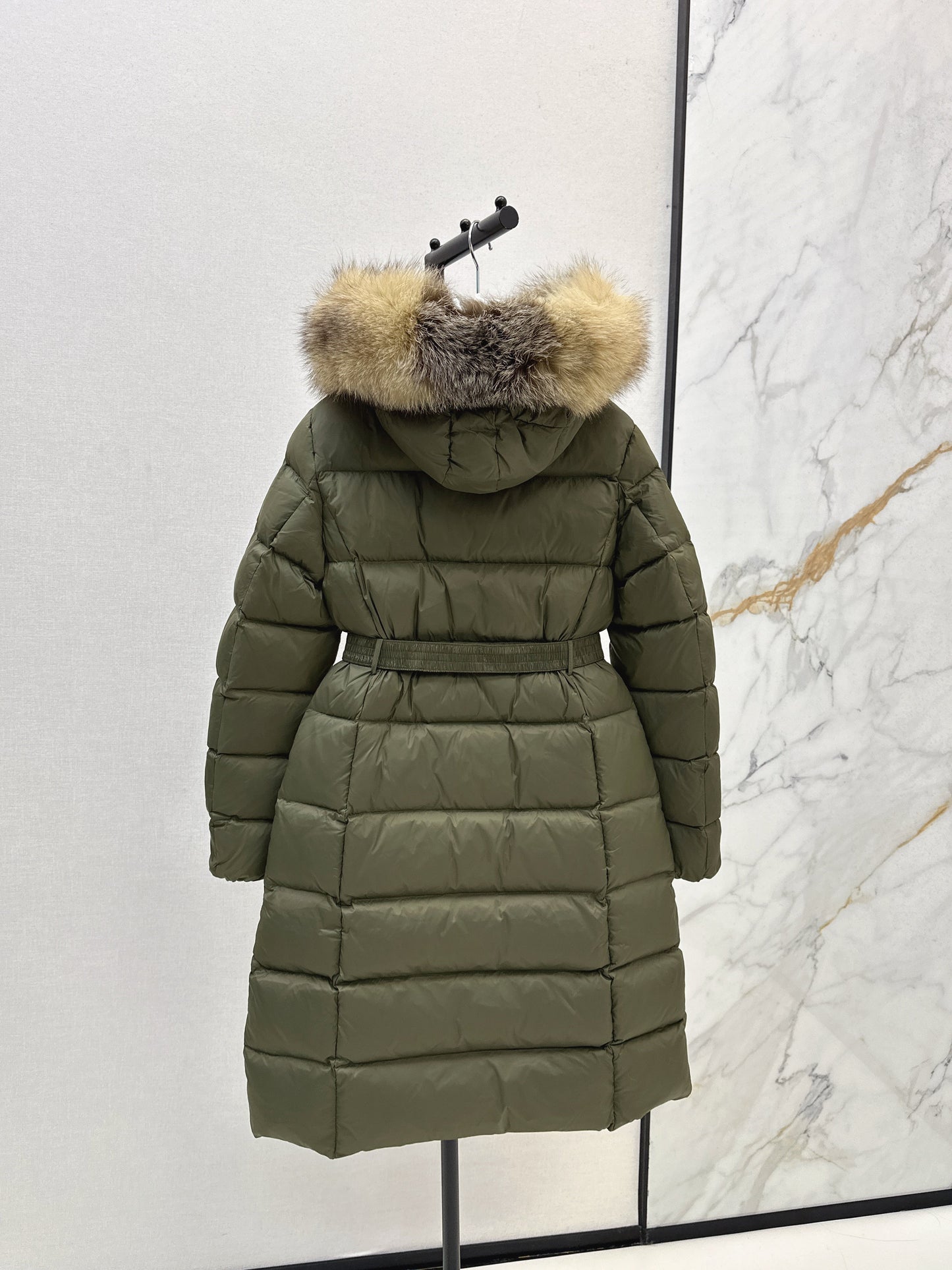 25fw Hooded long down jacket