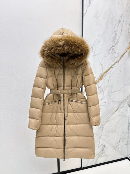 25fw Hooded long down jacket