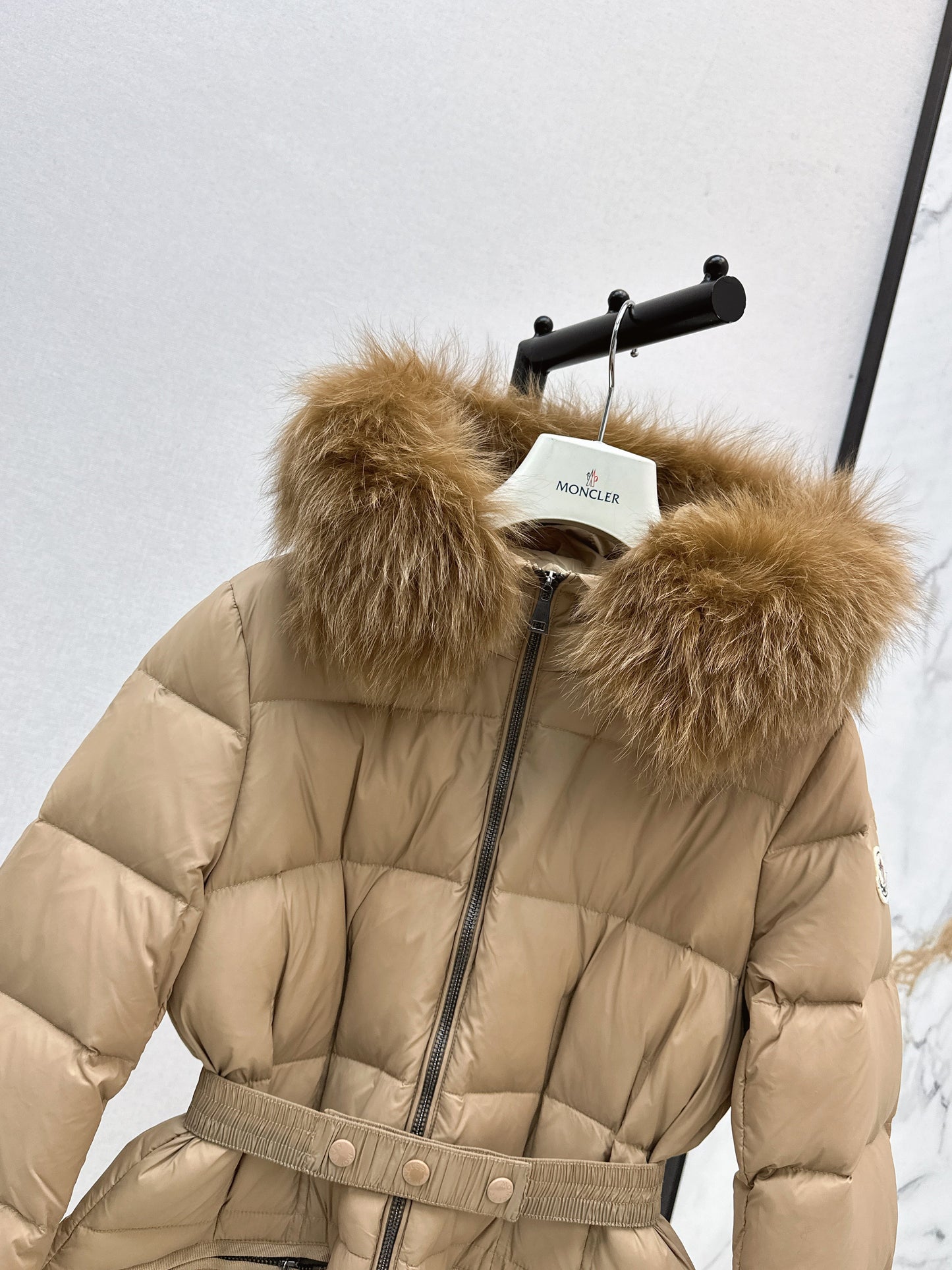 25fw Hooded long down jacket