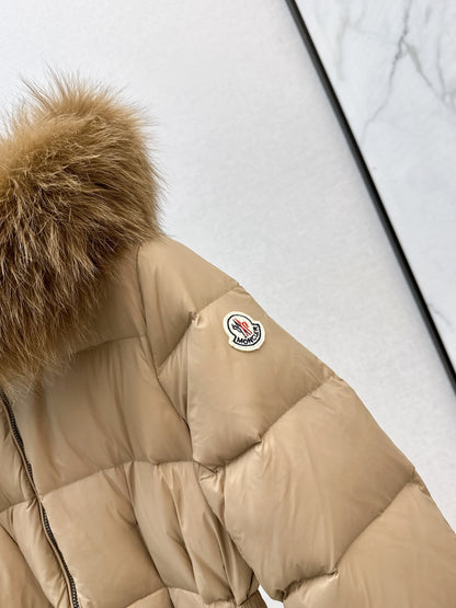 25fw Hooded long down jacket