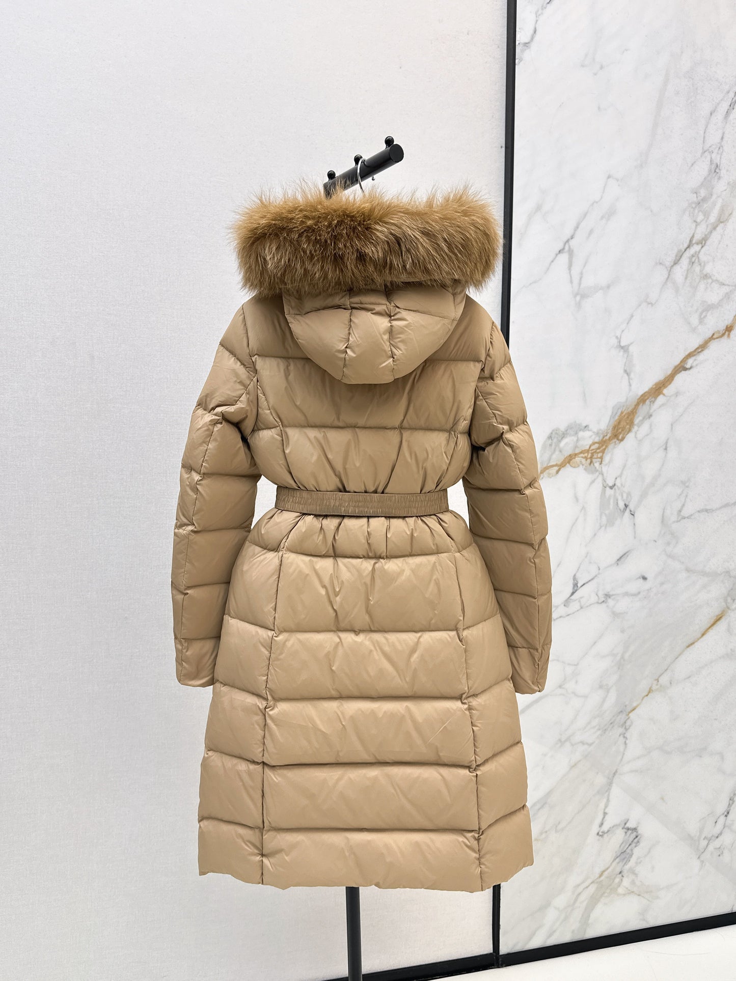 25fw Hooded long down jacket