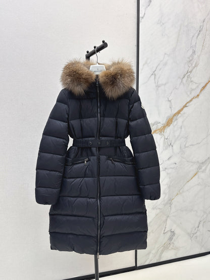 25fw Hooded long down jacket