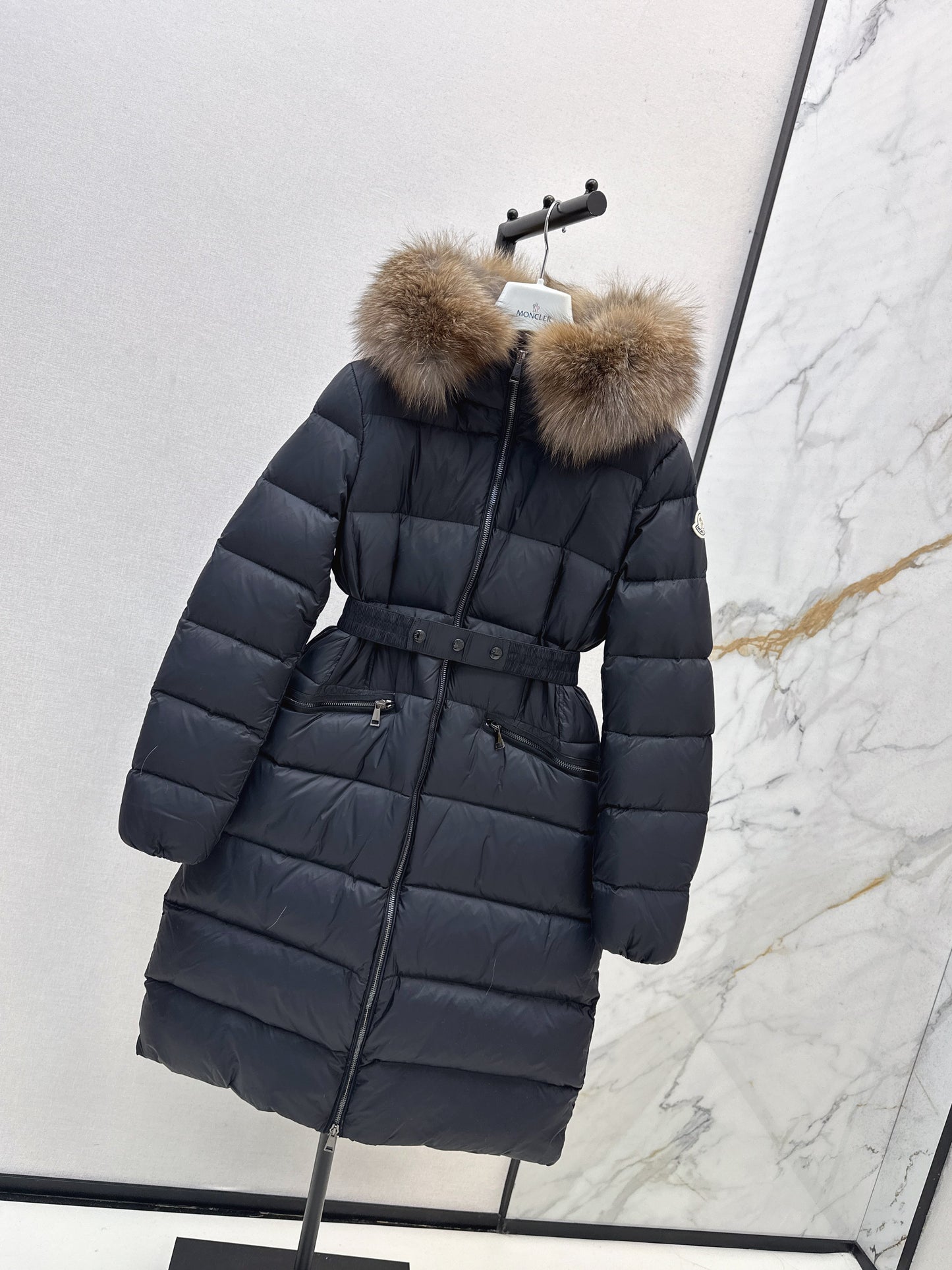 25fw Hooded long down jacket