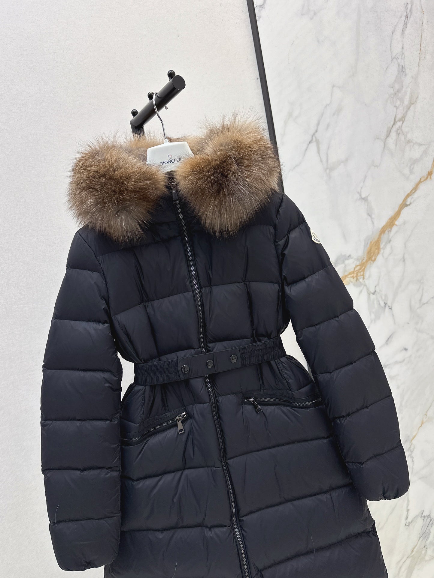 25fw Hooded long down jacket