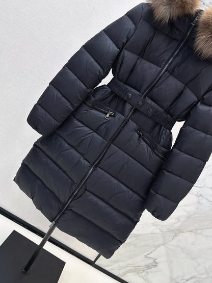 25fw Hooded long down jacket