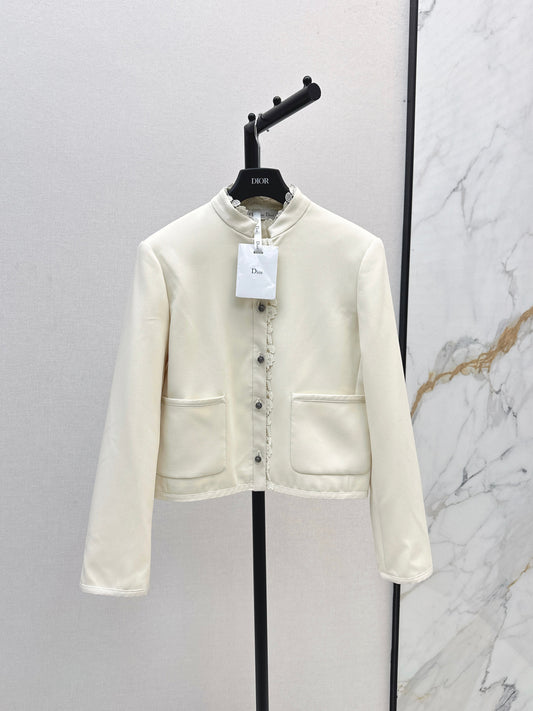 25fw Lace lace stand up collar suit jacket