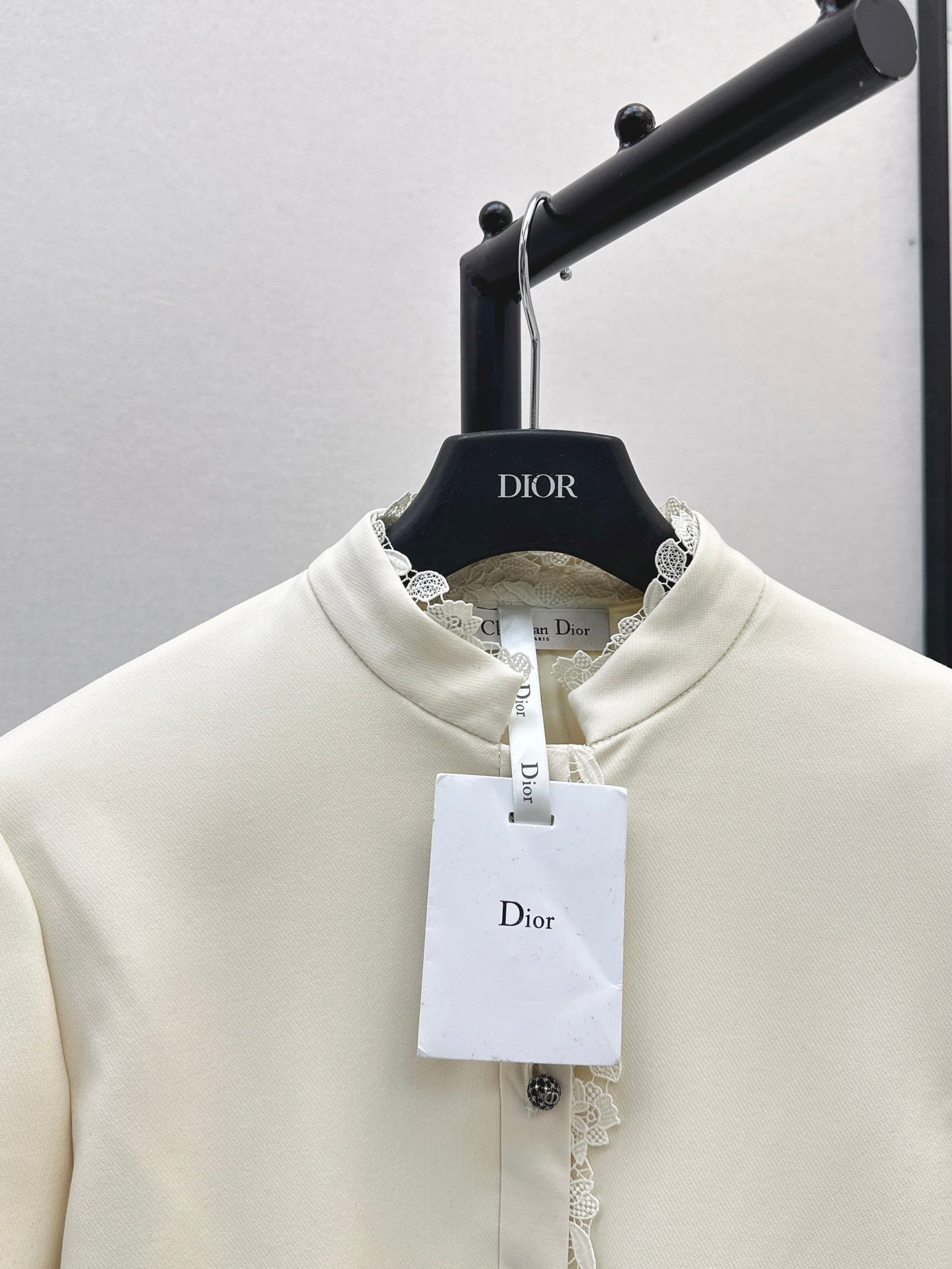 25fw Lace lace stand up collar suit jacket