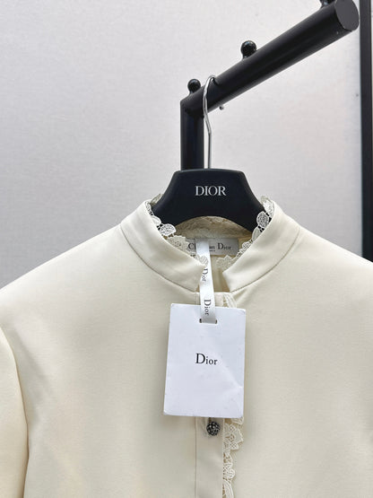 25fw Lace lace stand up collar suit jacket