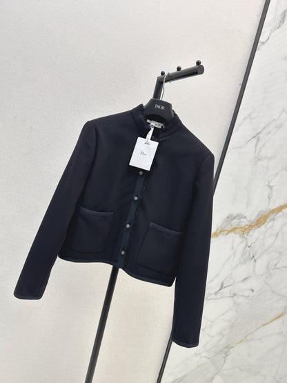 25fw Lace lace stand up collar suit jacket