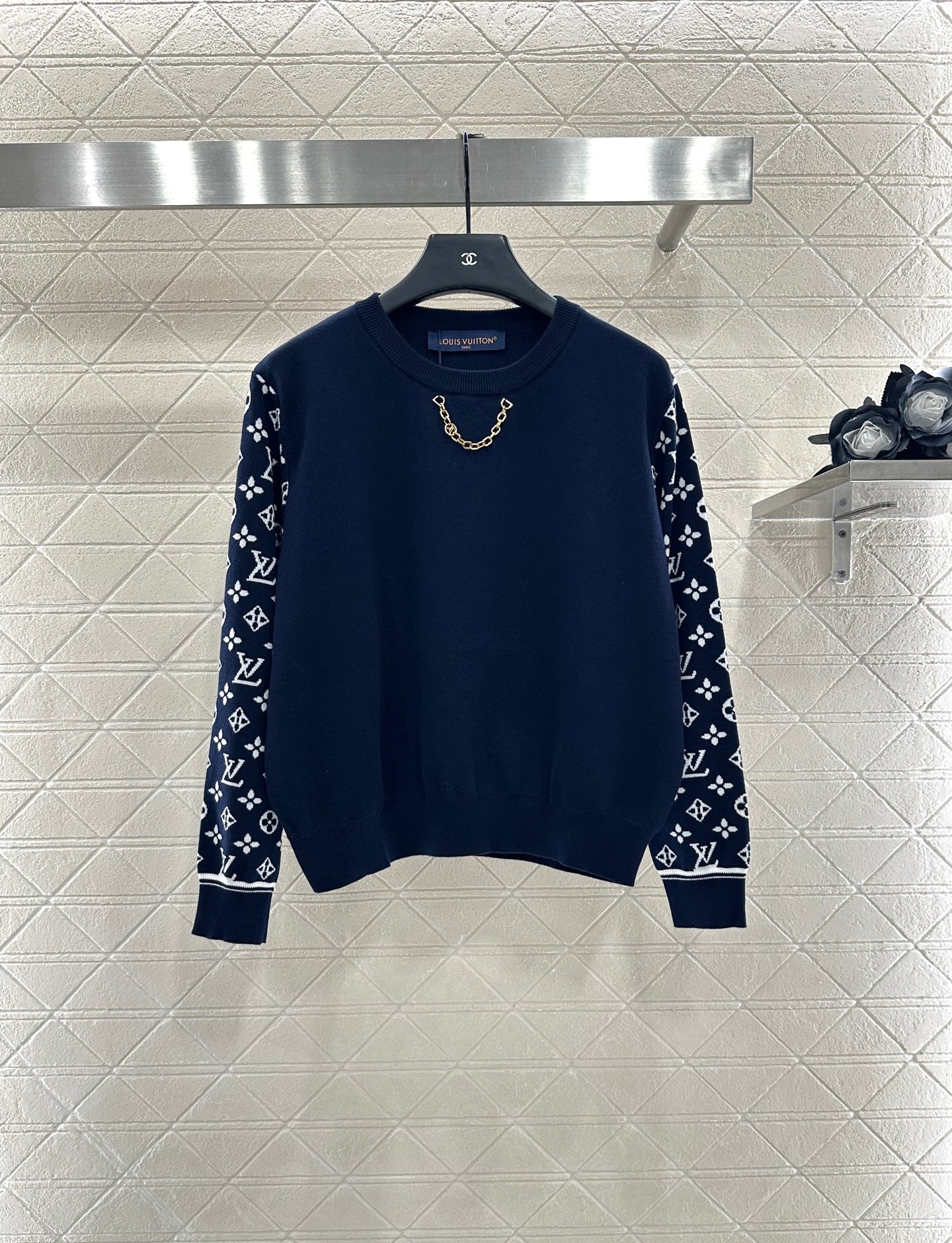 25fw Jacquard Chain Long Sleeve