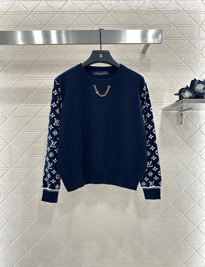 25fw Jacquard Chain Long Sleeve