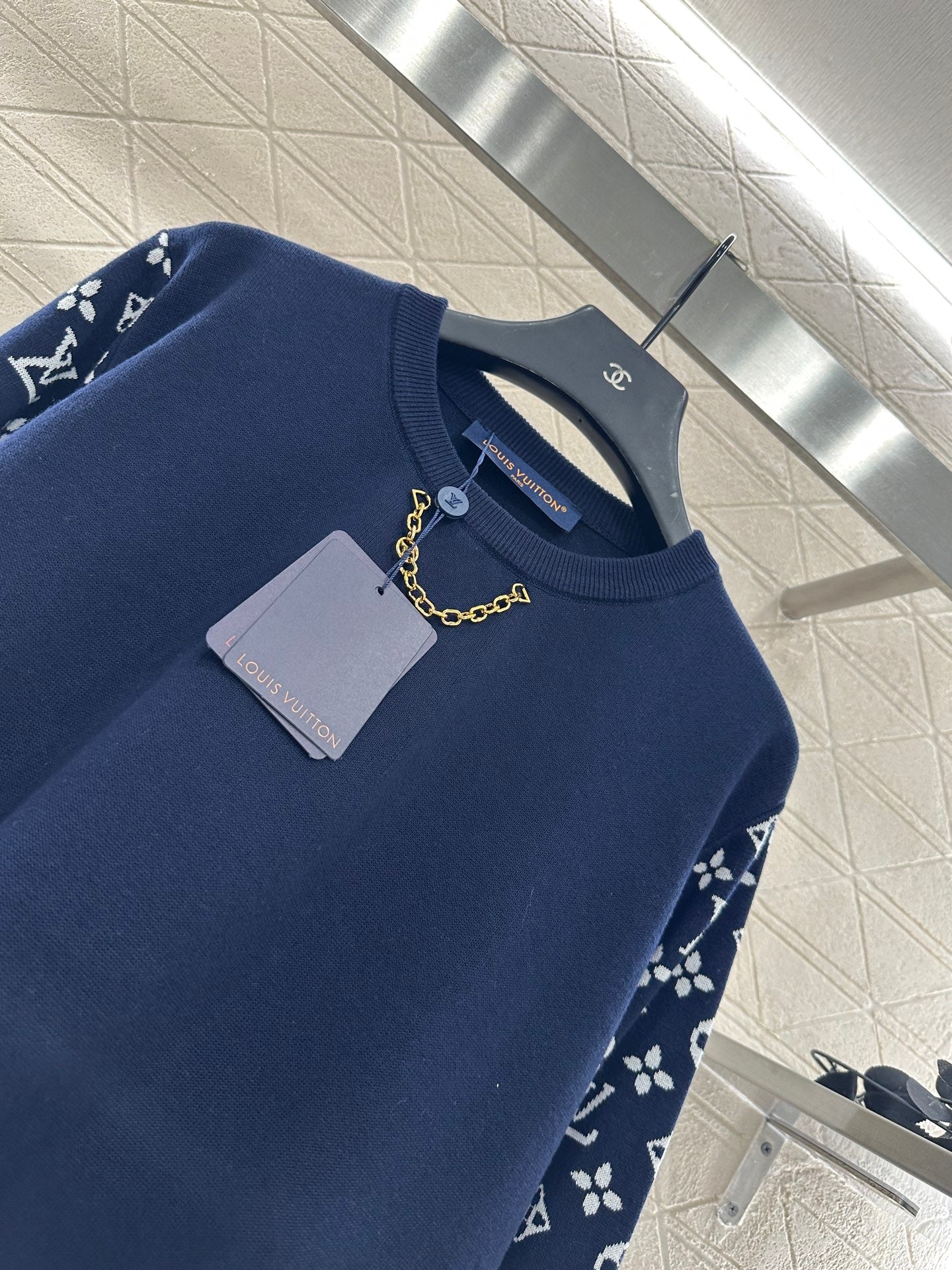 25fw Jacquard Chain Long Sleeve