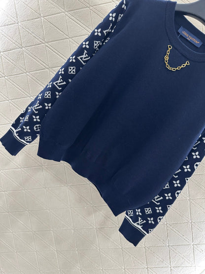 25fw Jacquard Chain Long Sleeve