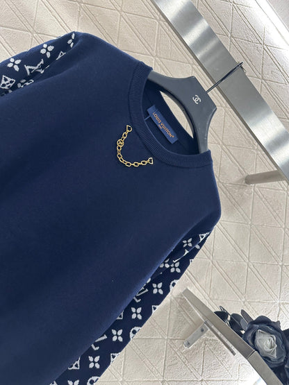 25fw Jacquard Chain Long Sleeve