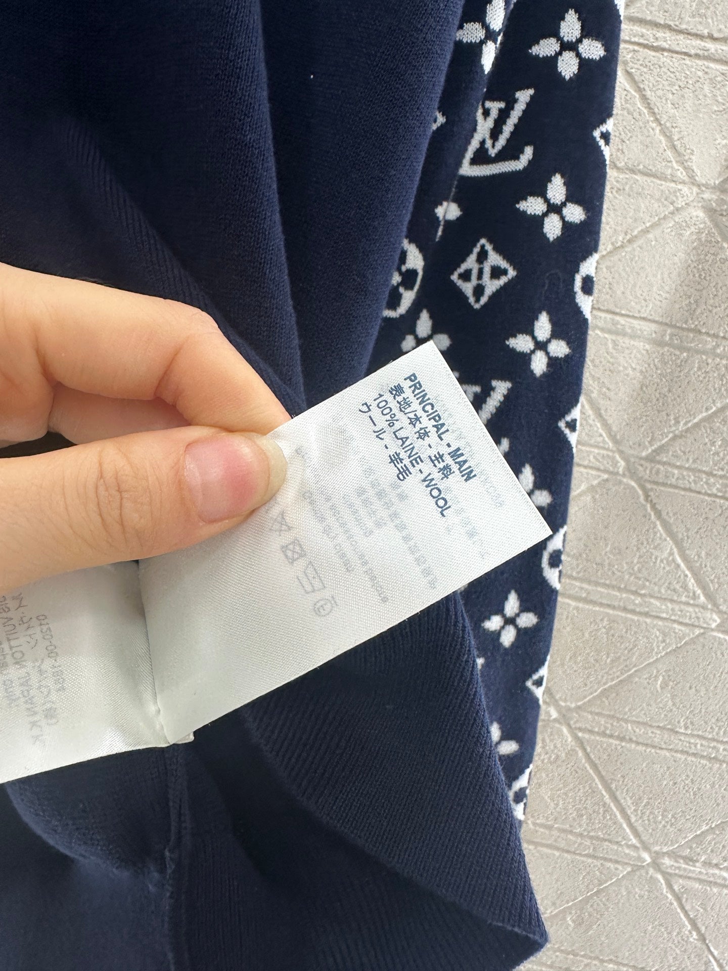 25fw Jacquard Chain Long Sleeve