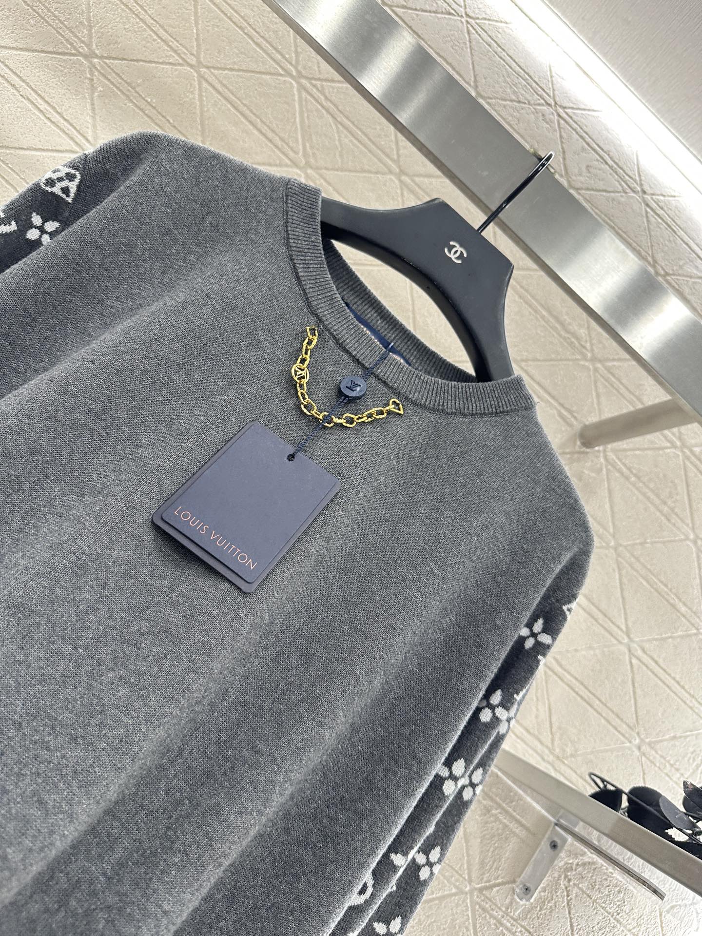 25fw Jacquard Chain Long Sleeve