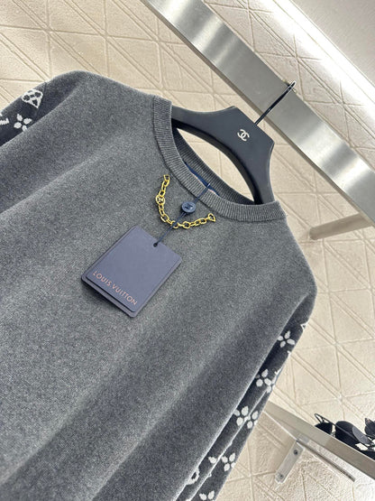 25fw Jacquard Chain Long Sleeve