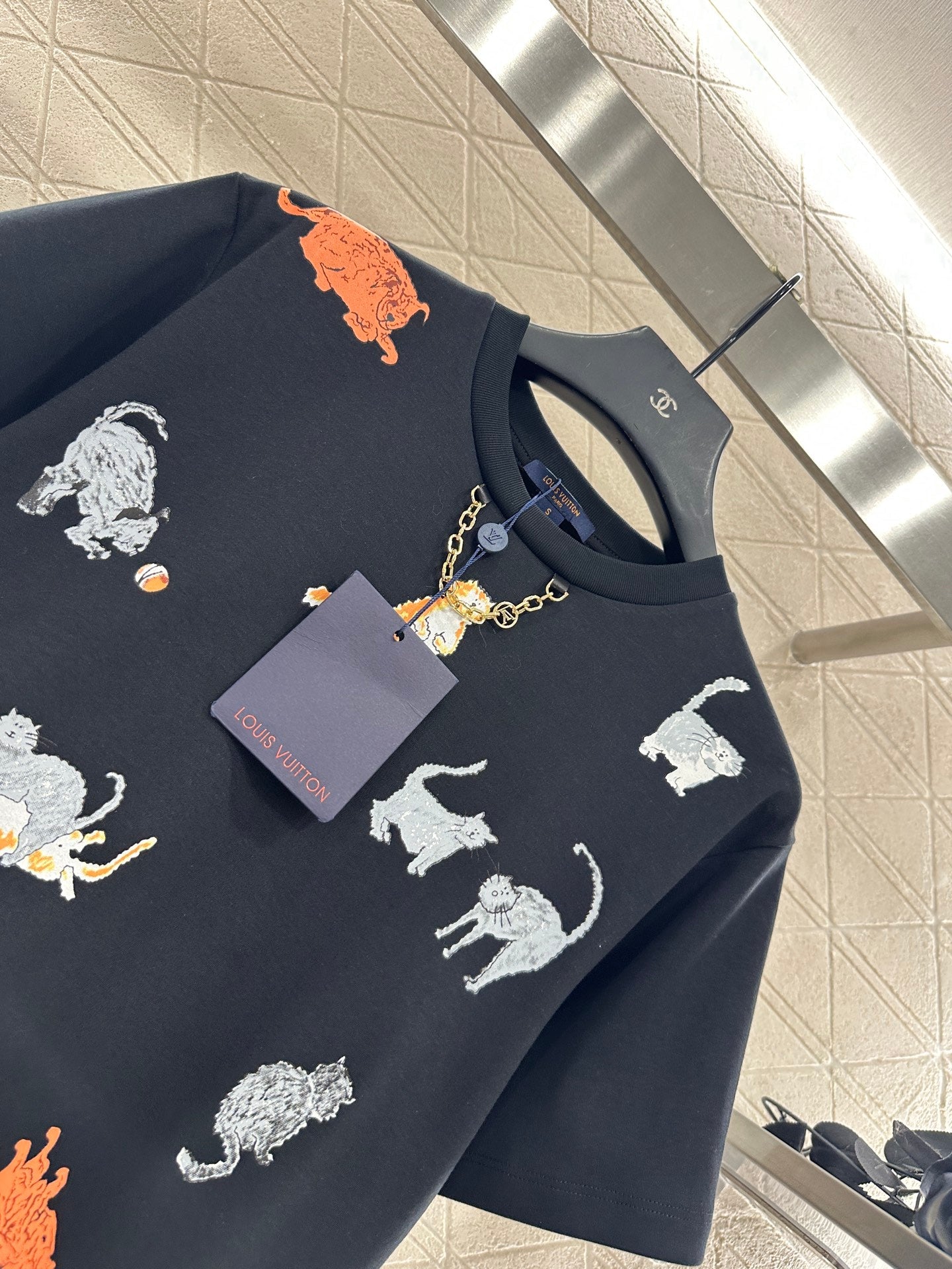 25fw Round neck print 𝑇𝑒𝑒