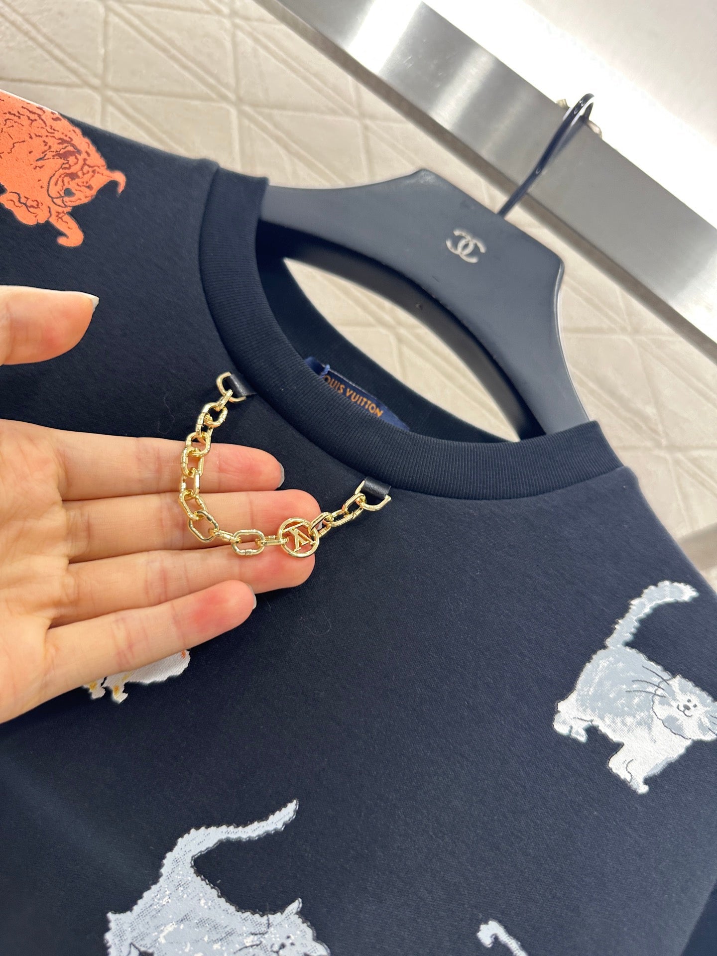 25fw Round neck print 𝑇𝑒𝑒