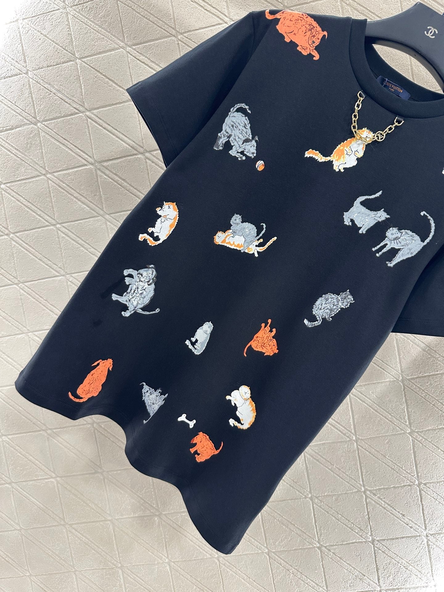 25fw Round neck print 𝑇𝑒𝑒