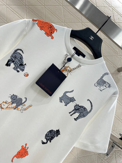 25fw Round neck print 𝑇𝑒𝑒