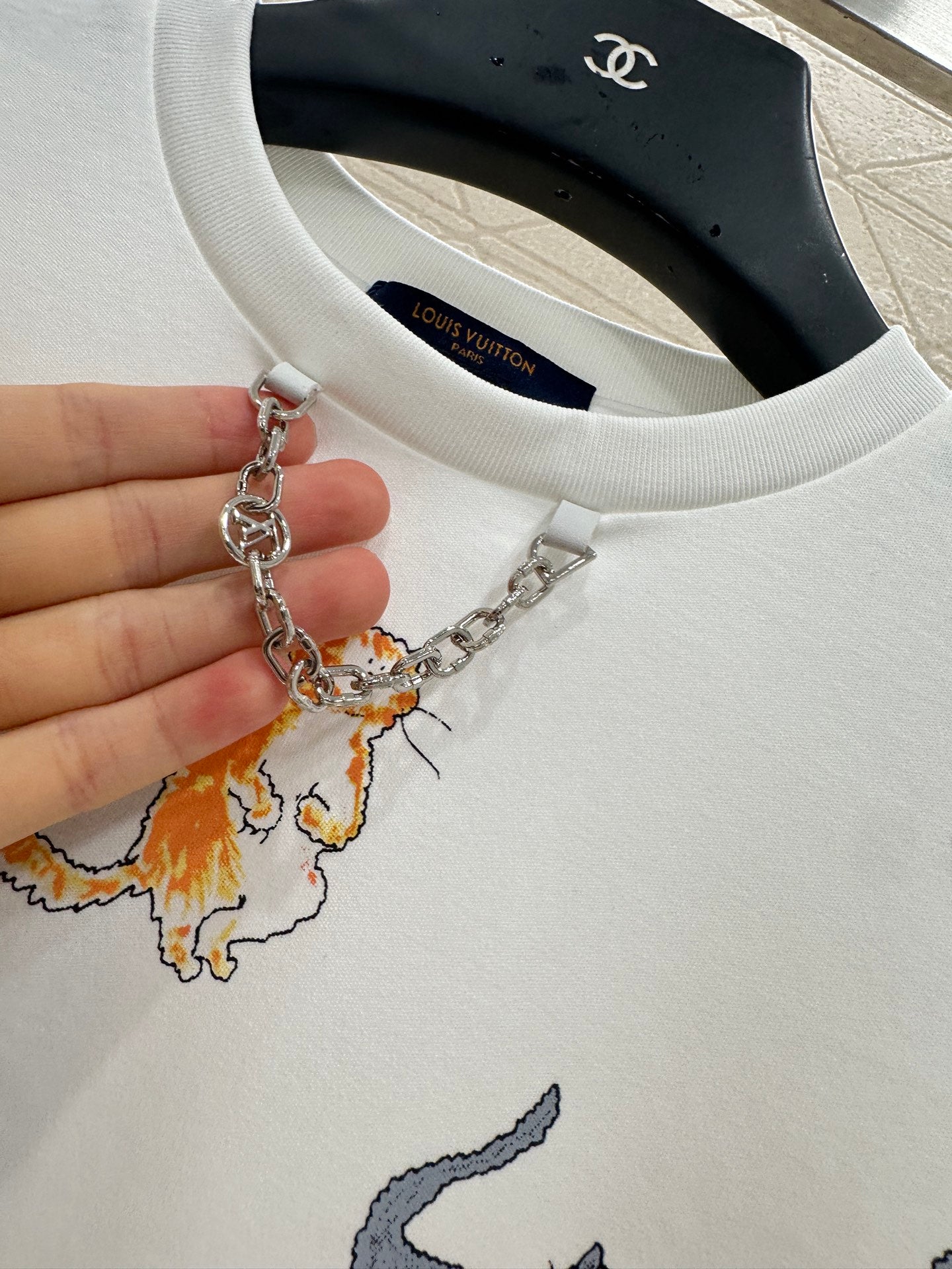 25fw Round neck print 𝑇𝑒𝑒