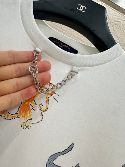 25fw Round neck print 𝑇𝑒𝑒