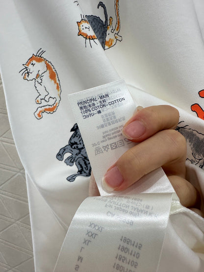 25fw Round neck print 𝑇𝑒𝑒