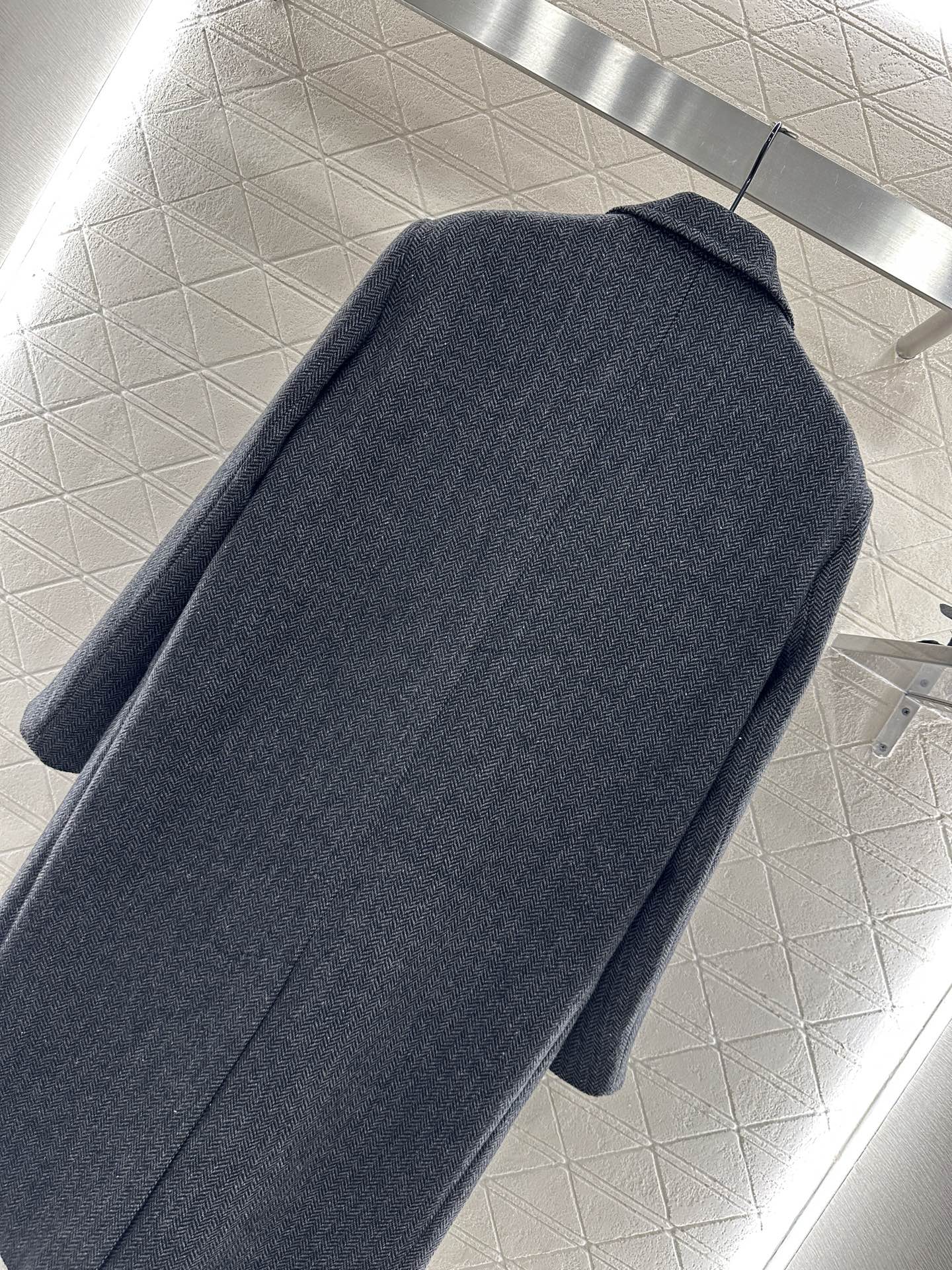 25fw Front shoulder lapel long coat