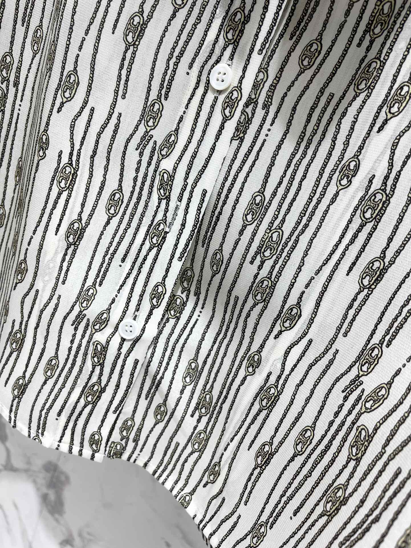 25fw Ribbon tie silk shirt