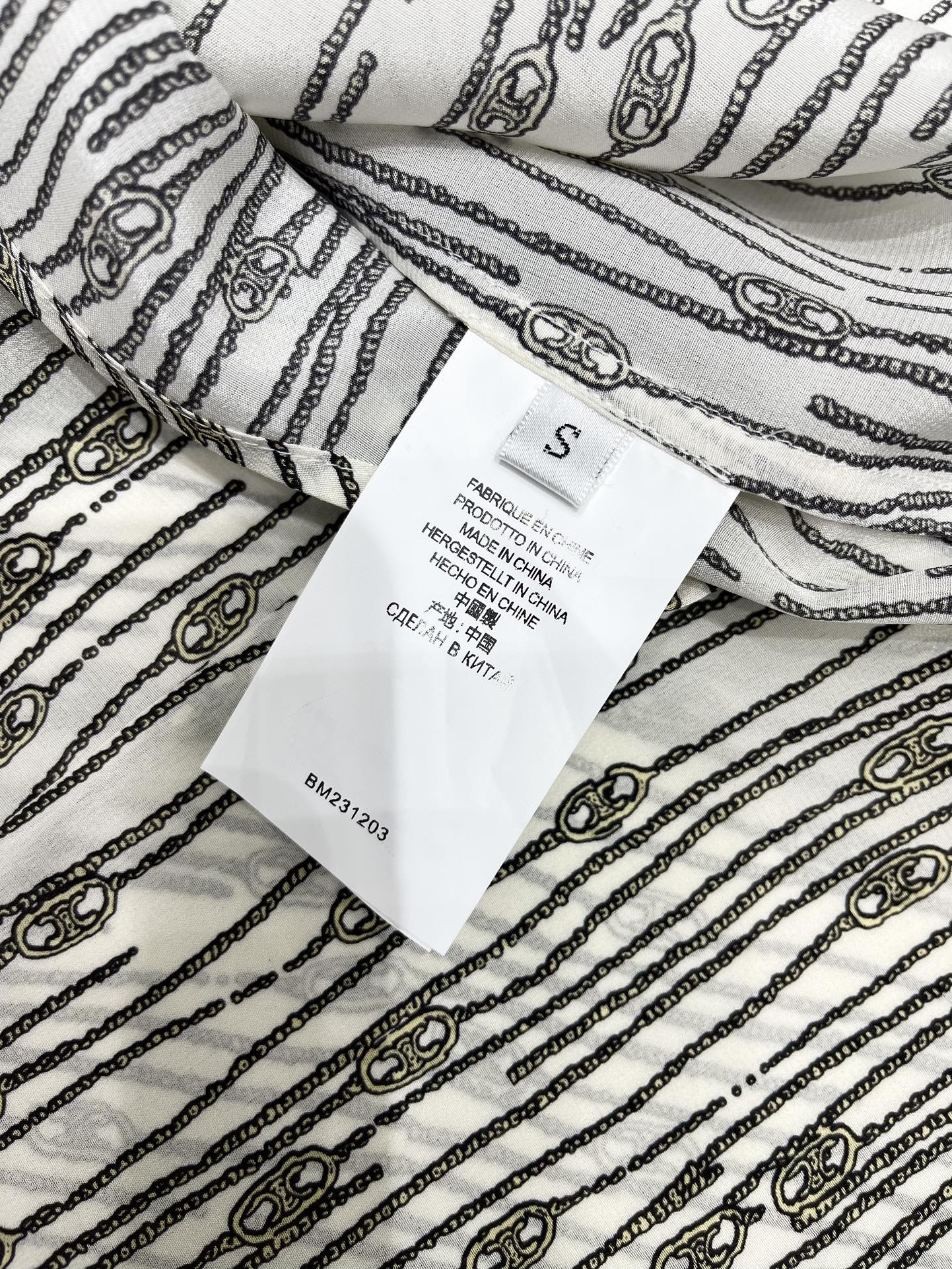 25fw Ribbon tie silk shirt