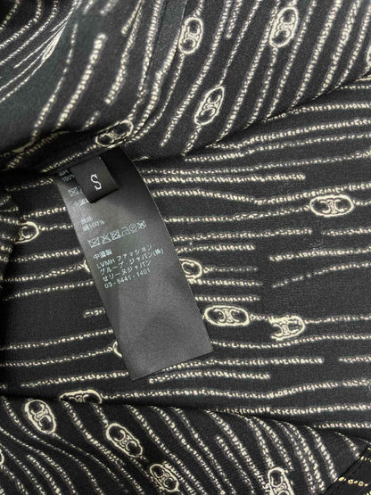 25fw Ribbon tie silk shirt