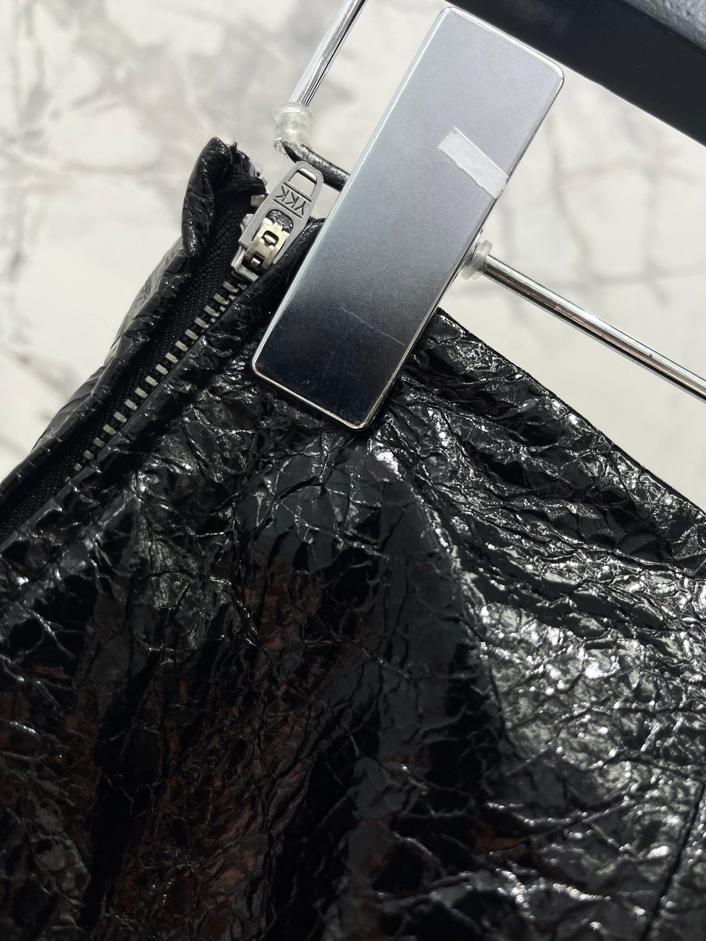 25fw Side slit hip hugging skirt pants