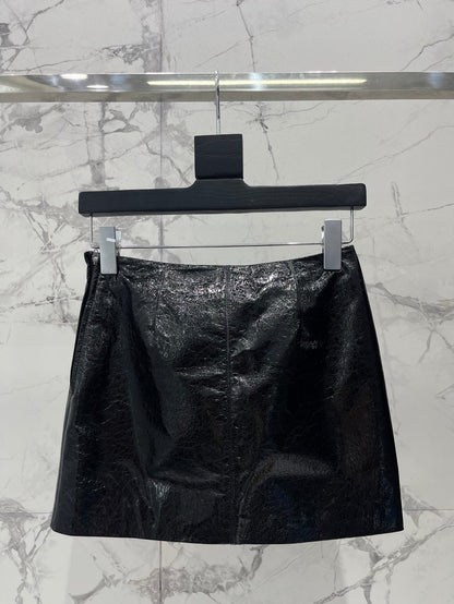 25fw Side slit hip hugging skirt pants