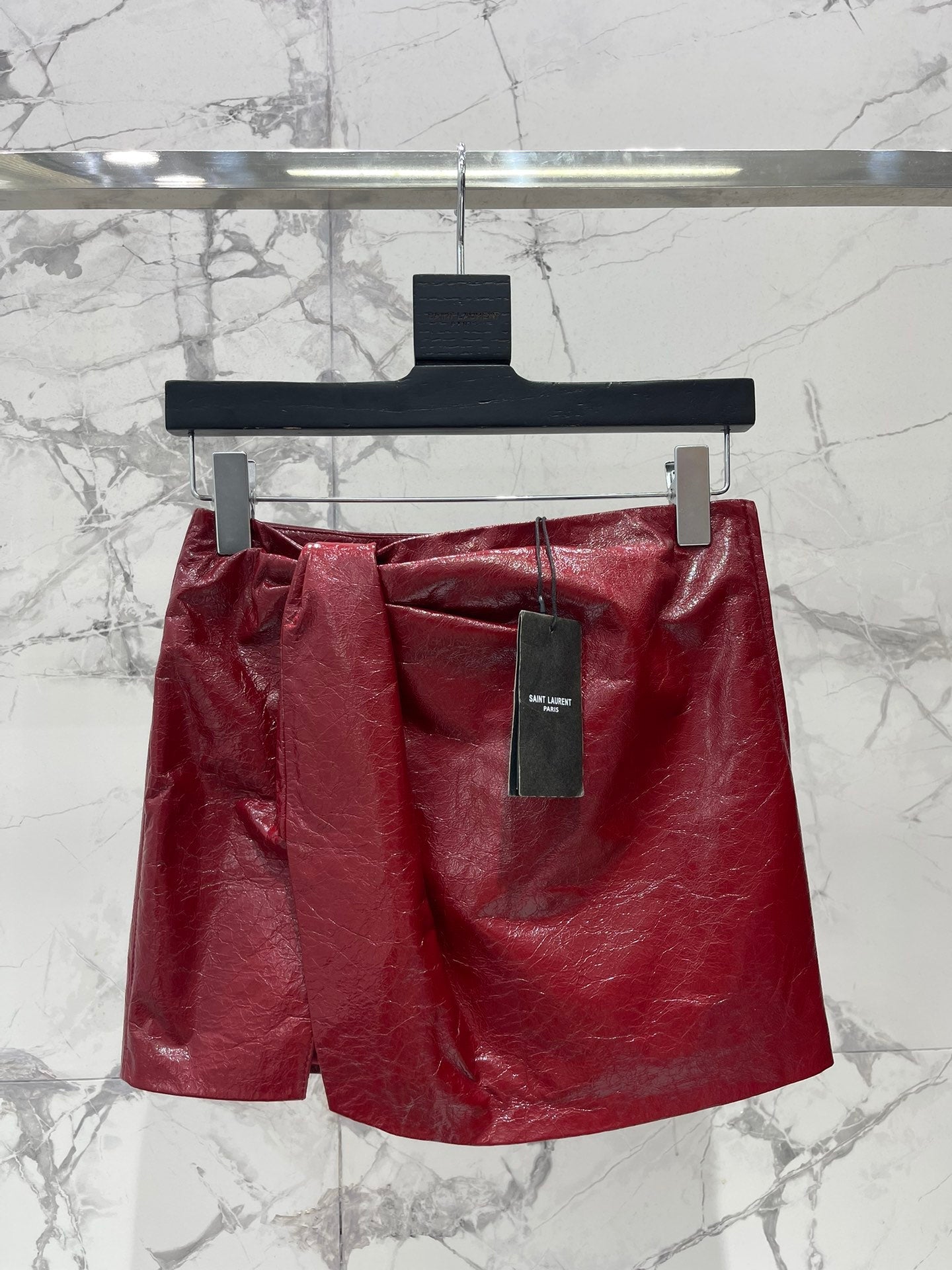 25fw Side slit hip hugging skirt pants