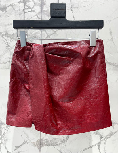 25fw Side slit hip hugging skirt pants