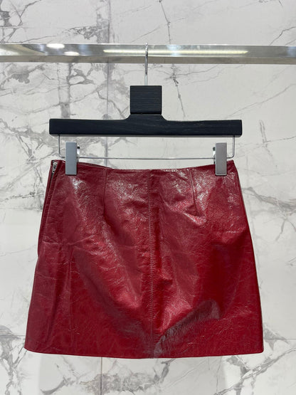 25fw Side slit hip hugging skirt pants