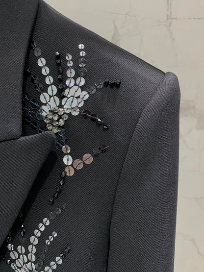 25fw Sequin fireworks  suit